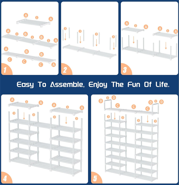 shoe rack without cover